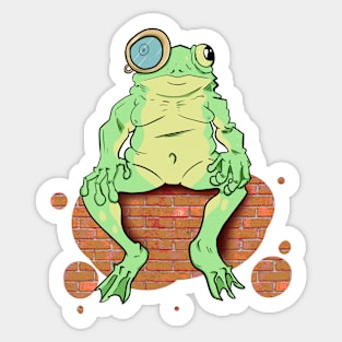 Stanley the Frog Sticker